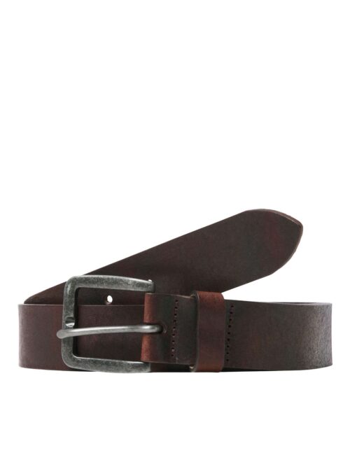 JACVICTOR LEATHER BELT NOOS Black Coffee