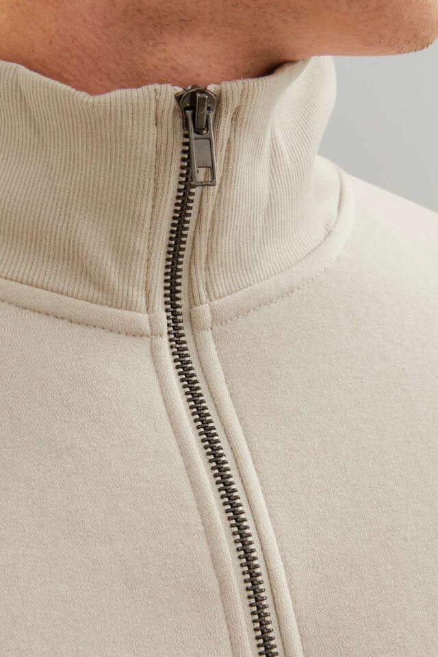 JJEBRADLEY SWEAT HALF ZIP NOOS
