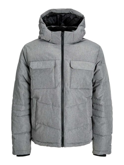 JJBUILD PUFFER JACKET Light Grey Melange
