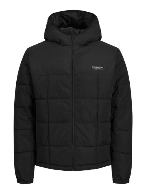 JJBEN SQUARE HOOD JACKET Black