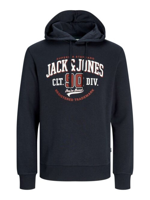 JJELOGO SWEAT HOOD 2 COL 24/25 NOOS Dark Navy