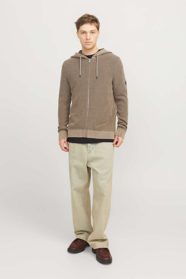 JJERIK KNIT ZIP HOOD