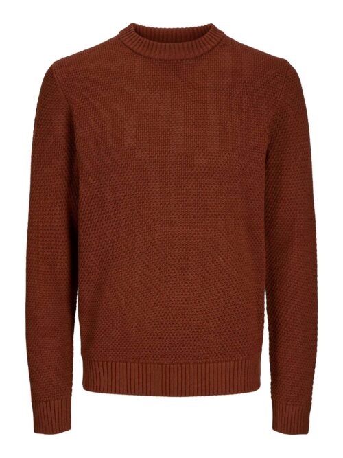 JOREATON KNIT CREW NECK BF Brandy Brown