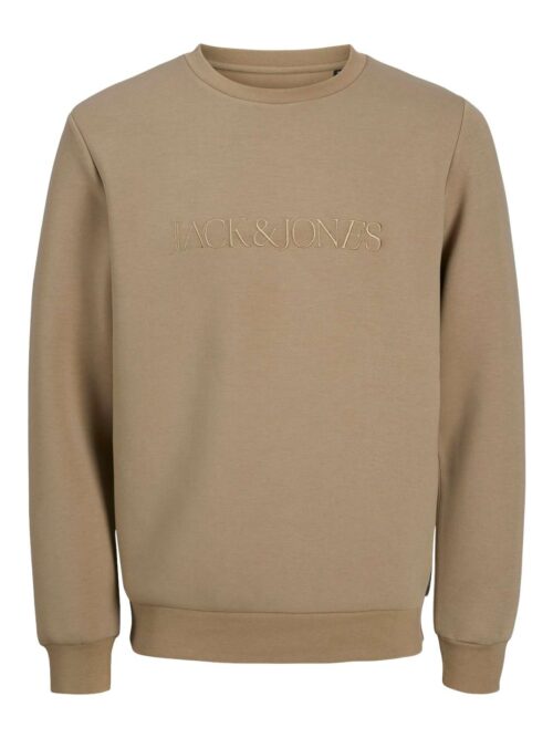 JPRBLAHAINE BRANDING SWEAT Greige