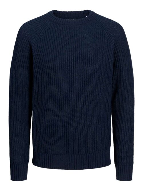 JJJONES KNIT CREW NECK Navy Blazer