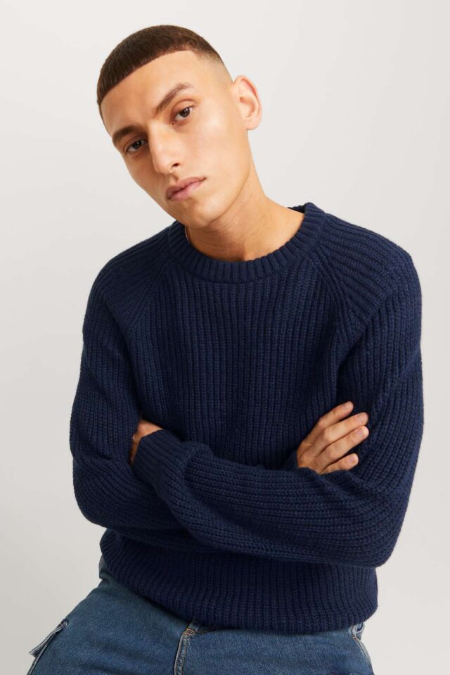 JJJONES KNIT CREW NECK