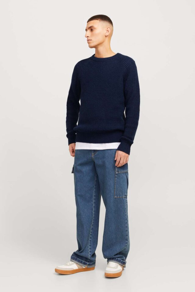 JJJONES KNIT CREW NECK