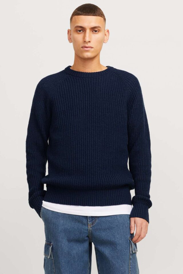 JJJONES KNIT CREW NECK