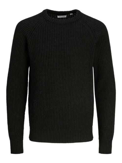 JJJONES KNIT CREW NECK Black