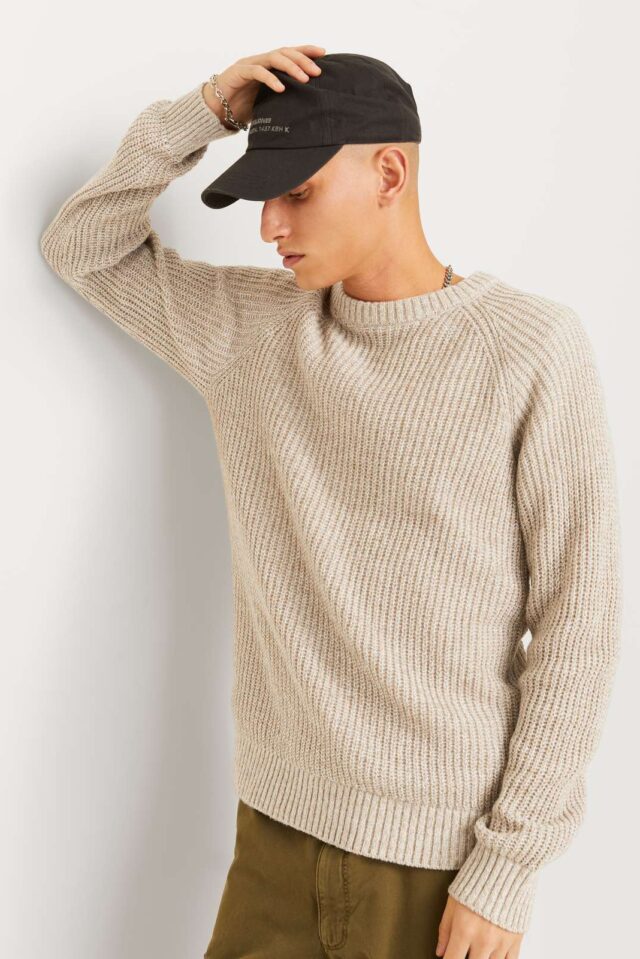 JJJONES KNIT CREW NECK