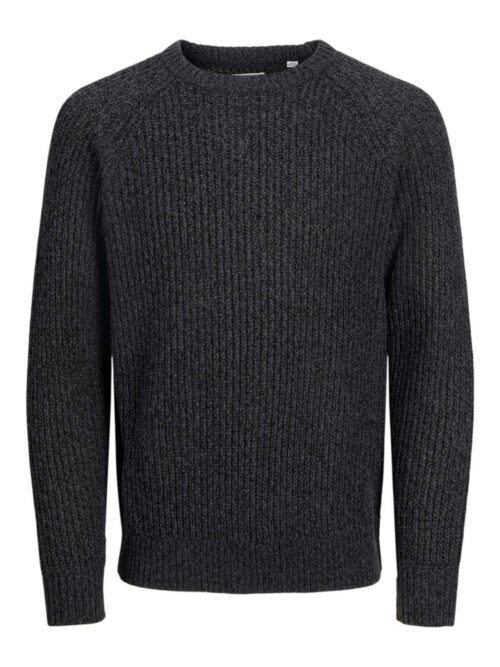 JJJONES KNIT CREW NECK Asphalt