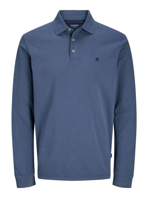 JPRBLUWILLIAM WASH LS POLO Maritime Blue