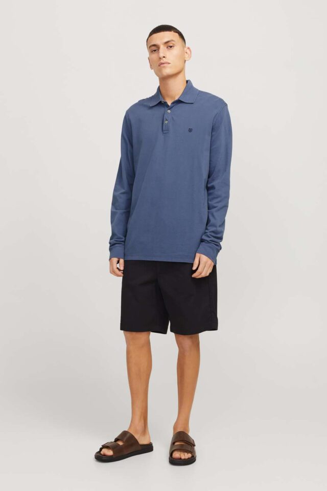 JPRBLUWILLIAM WASH LS POLO