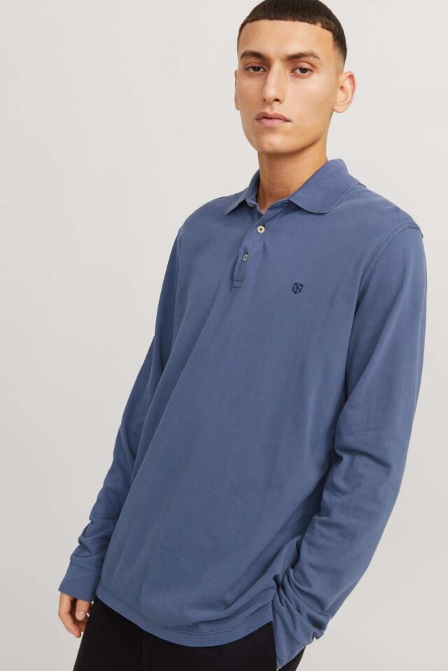 JPRBLUWILLIAM WASH LS POLO