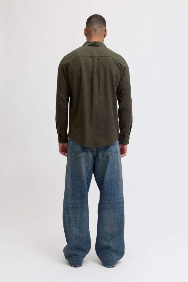 JJECLASSIC MELANGE SHIRT L/S NOOS