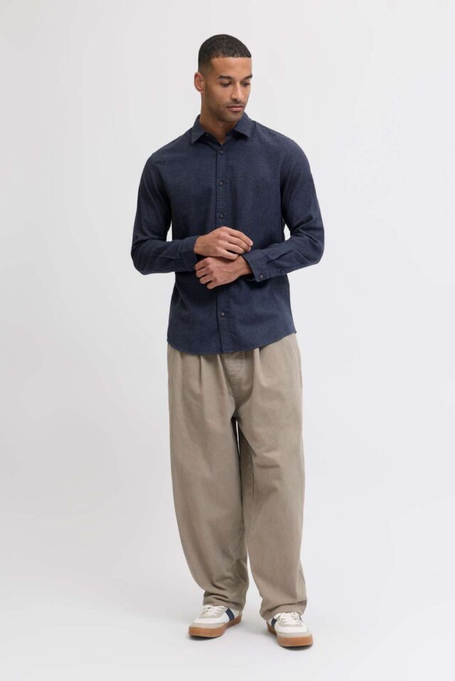 JJECLASSIC MELANGE SHIRT L/S NOOS