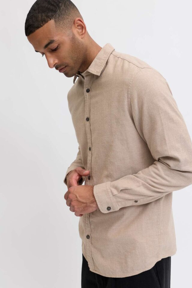 JJECLASSIC MELANGE SHIRT L/S NOOS