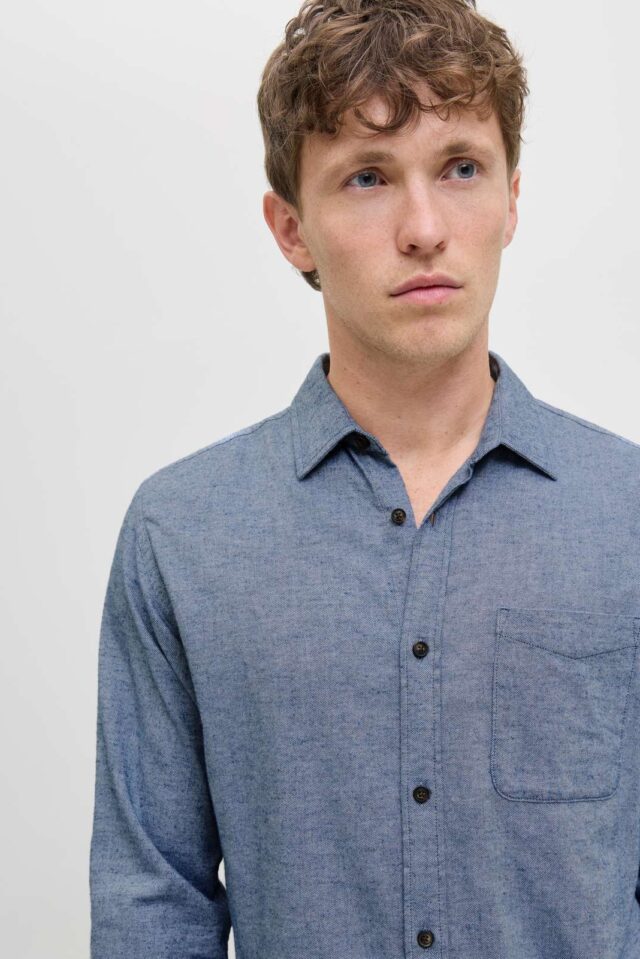 JJECLASSIC MELANGE SHIRT L/S NOOS