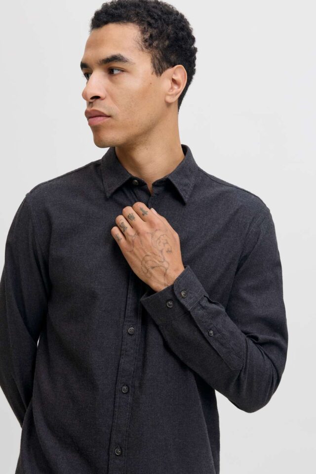 JJECLASSIC MELANGE SHIRT L/S NOOS