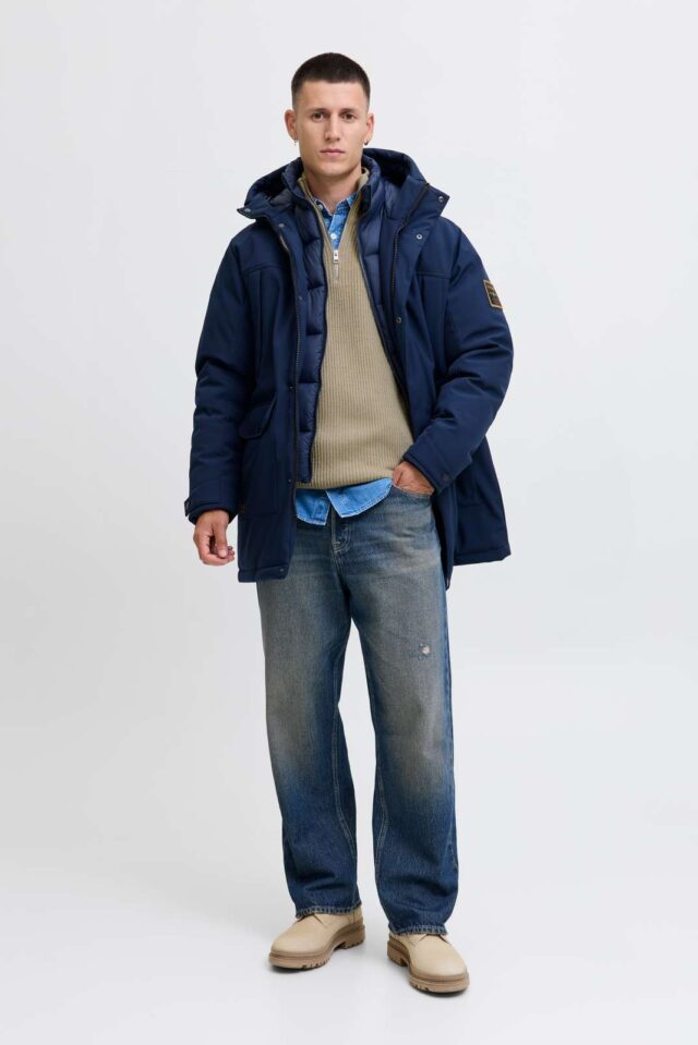 JJPANNEL KNIT HALF ZIP AW25