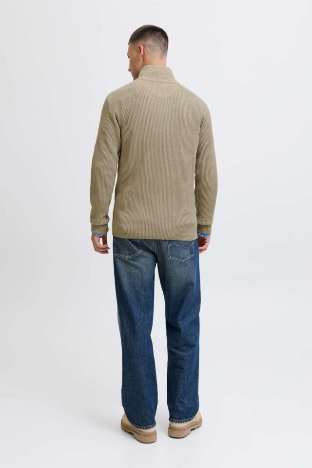 JJPANNEL KNIT HALF ZIP AW25