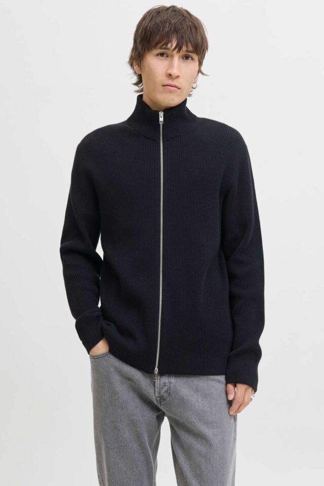 JJEPERFECT KNIT ZIP CARDIGAN SN