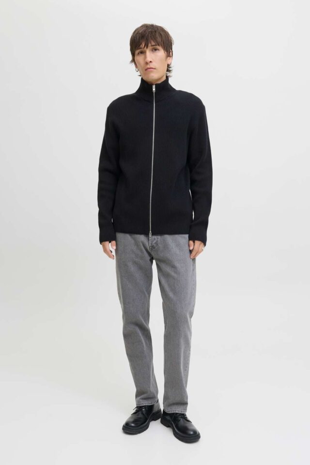 JJEPERFECT KNIT ZIP CARDIGAN SN