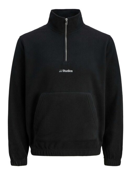 JJESOHO HALF ZIP FLEECE SN Black