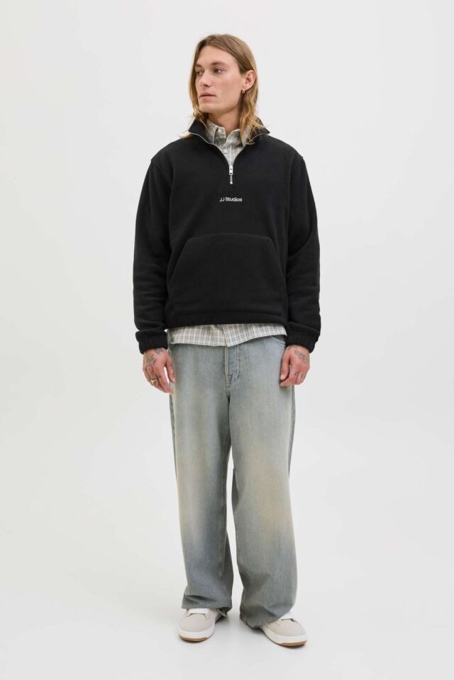 JJESOHO HALF ZIP FLEECE SN