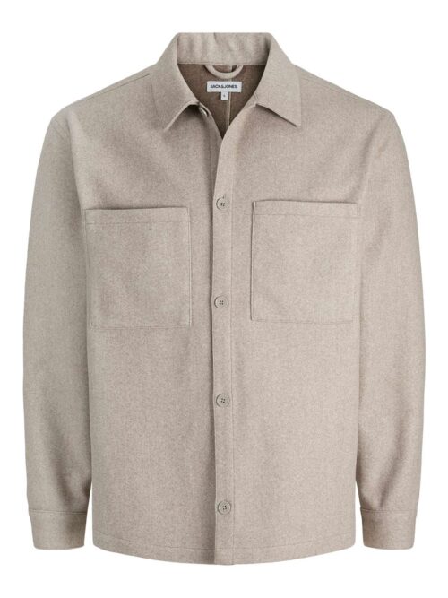 JJJERRY OVERSHIRT LS Oatmeal