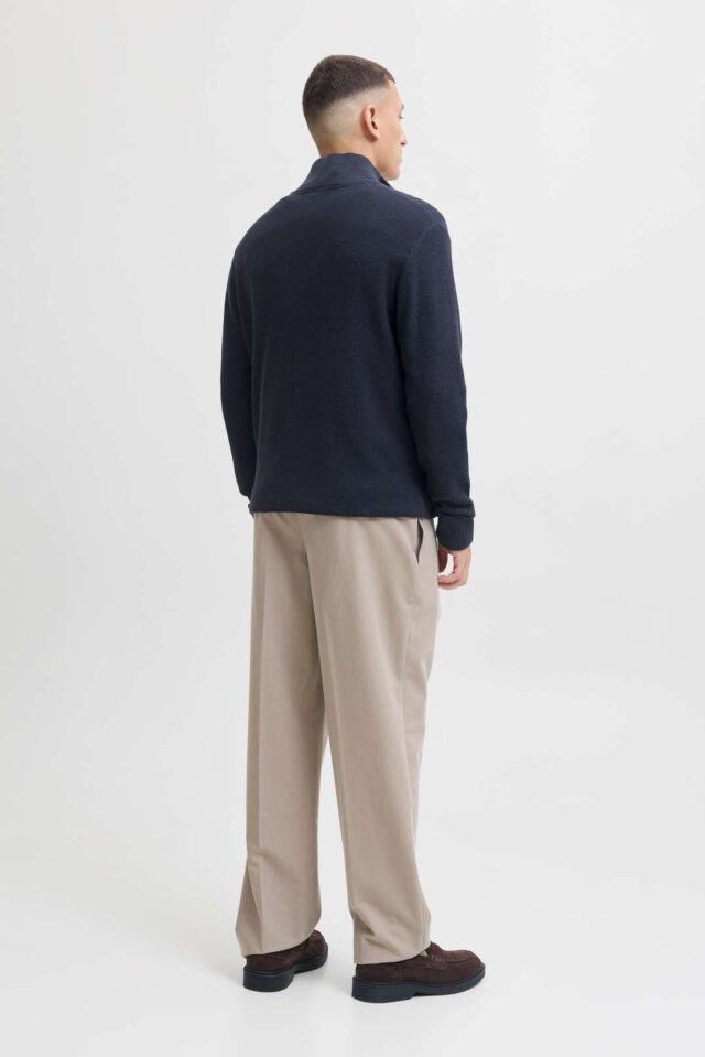 JPRBLUREX KNIT HALF ZIP LN