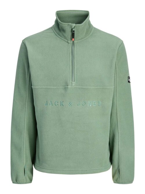 JJALPES HALF ZIP FLEECE JACKET AW25 Laurel Wreath