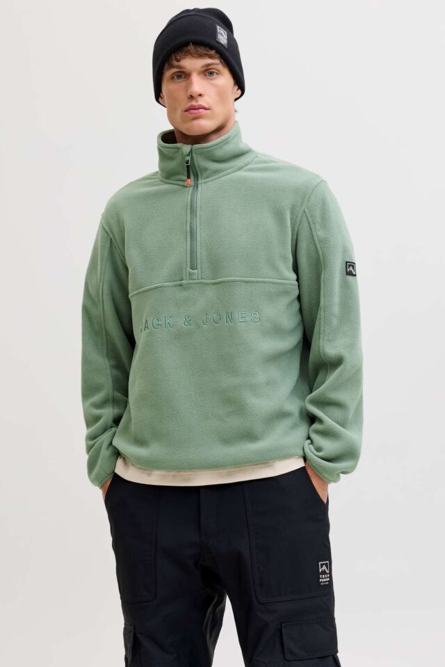 JJALPES HALF ZIP FLEECE JACKET AW25