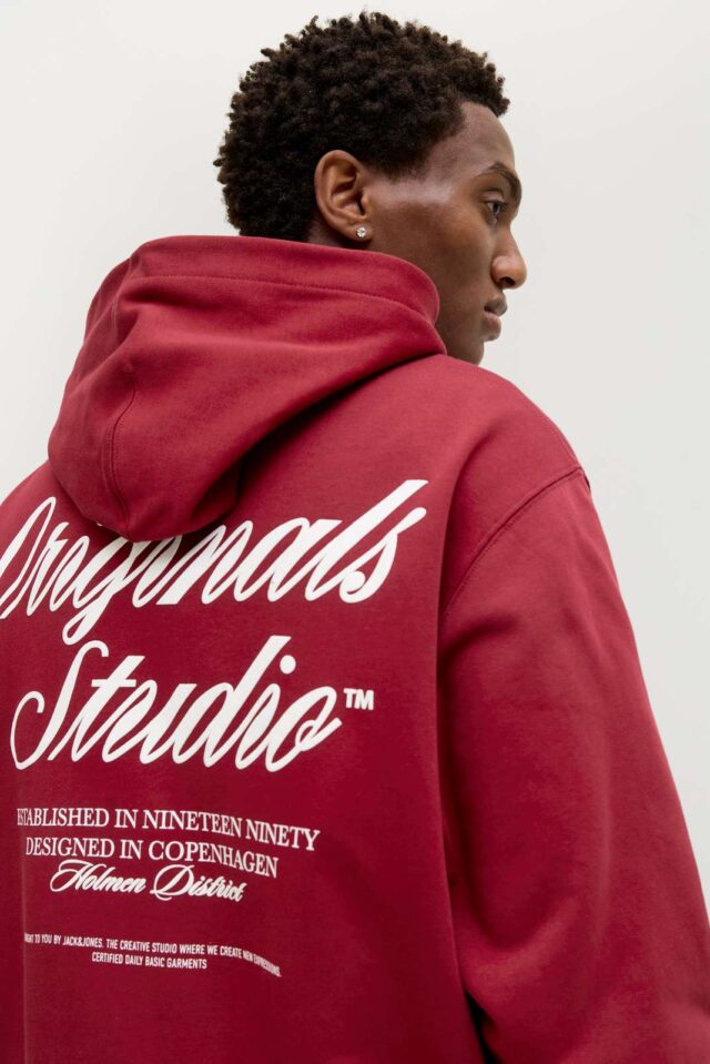 JORNORREBRO TYPO BACK SWEAT HOOD SN