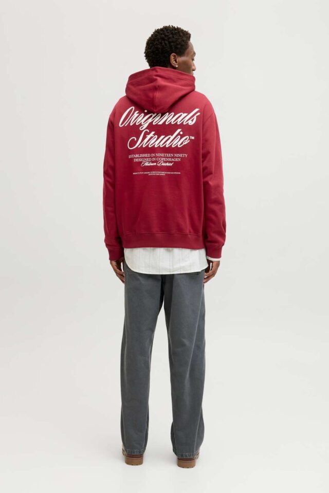 JORNORREBRO TYPO BACK SWEAT HOOD SN