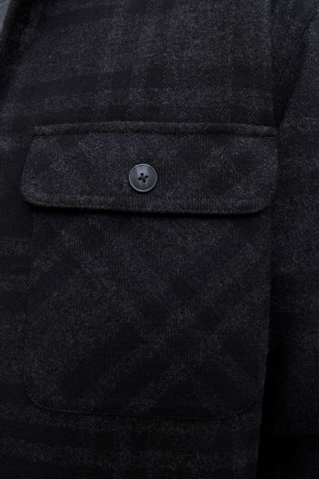 JPRRAYLE MELANGE CHECK L/S OVERSHIRT SN