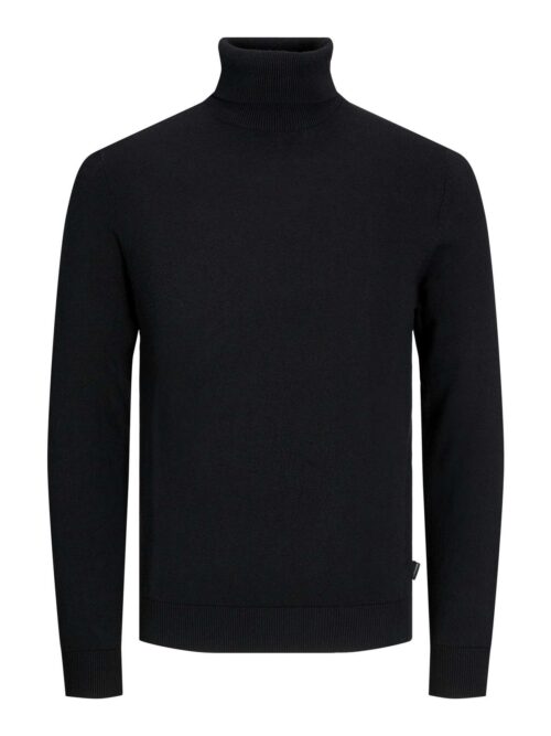 JJEEMIL KNIT ROLL NECK NOOS Black