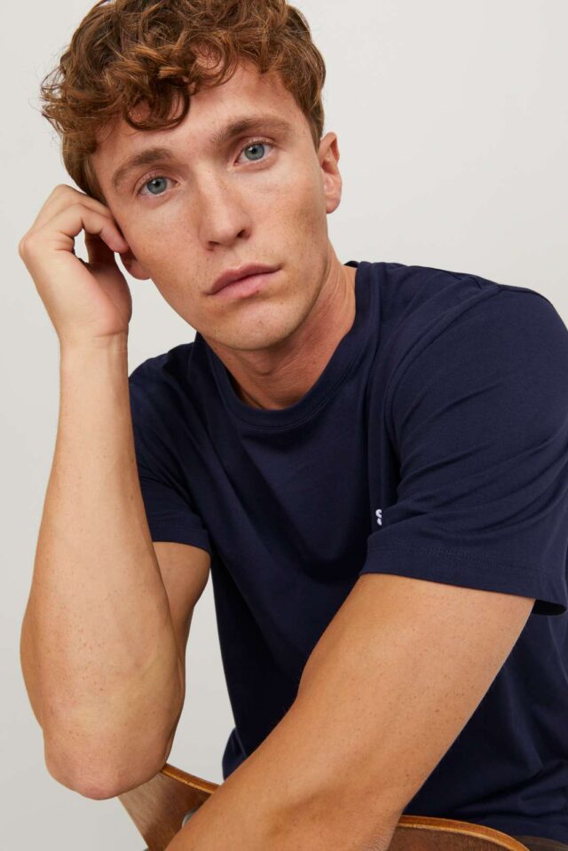 JJEPAULOS TEE SS CREW NECK NOOS