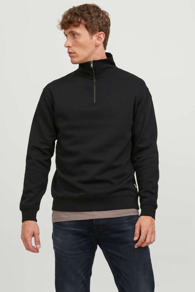 JJEBRADLEY SWEAT HALF ZIP NOOS