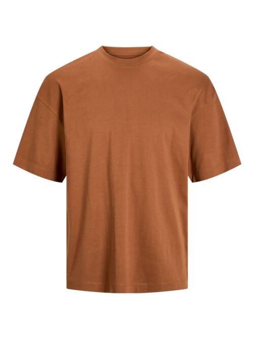 JJEURBAN EDGE TEE SS O-NECK NOOS Mocha Bisque