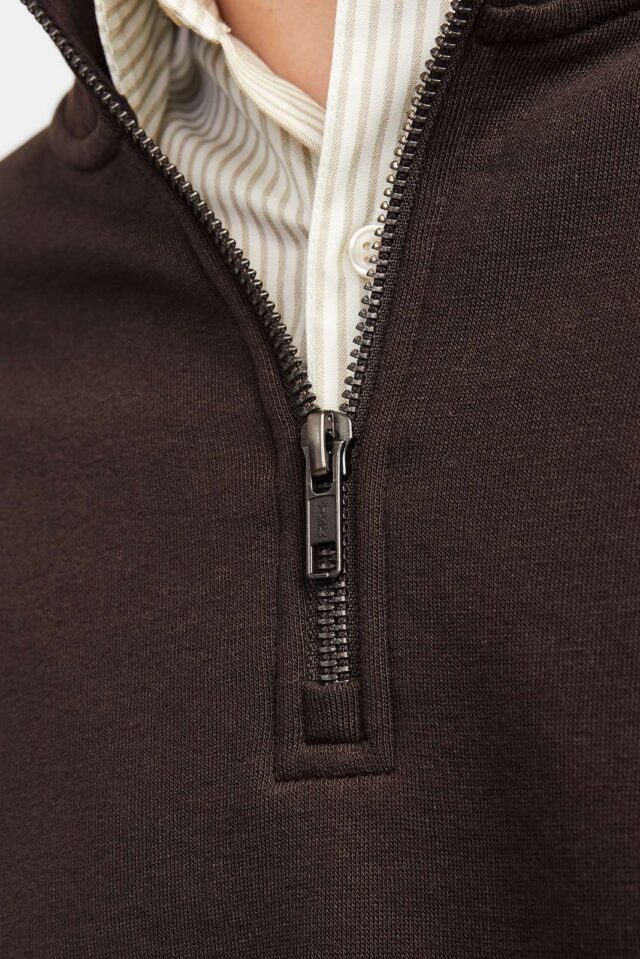 JJEBRADLEY SWEAT HALF ZIP NOOS