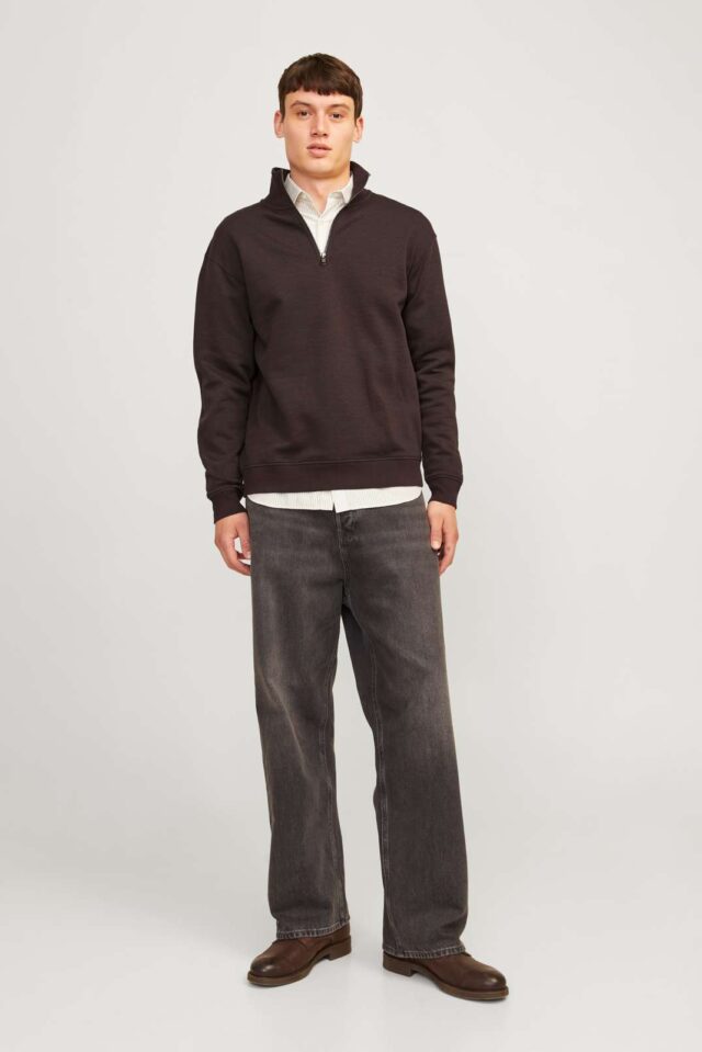 JJEBRADLEY SWEAT HALF ZIP NOOS