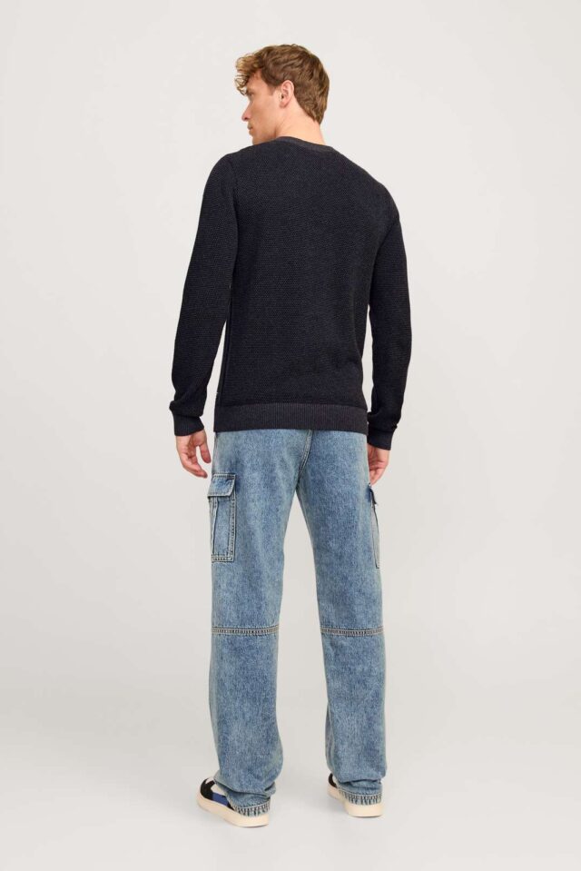 JJEGLOBE KNIT CREW NECK NOOS