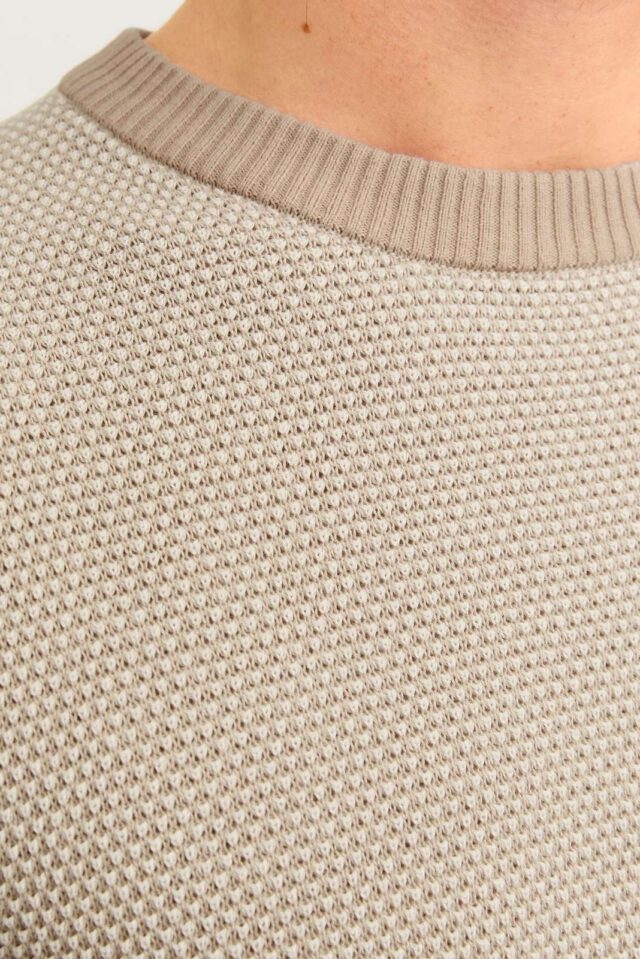 JJEGLOBE KNIT CREW NECK NOOS