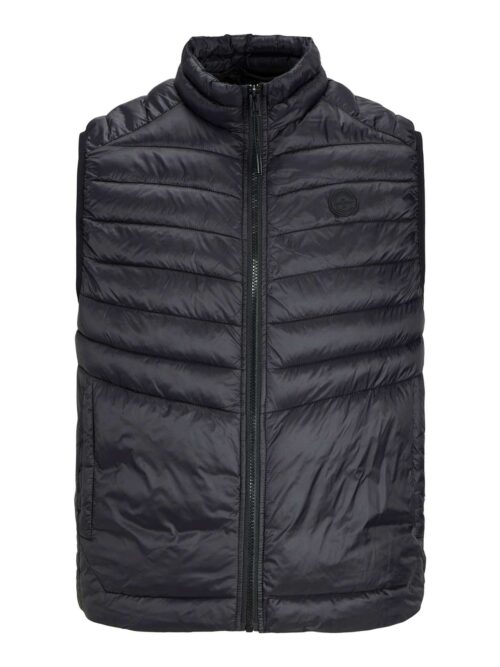 JJESPRINT BODYWARMER COLLAR NOOS Black