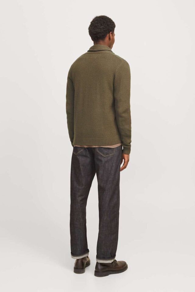 JJCRAIG KNIT SHAWL NECK AW24