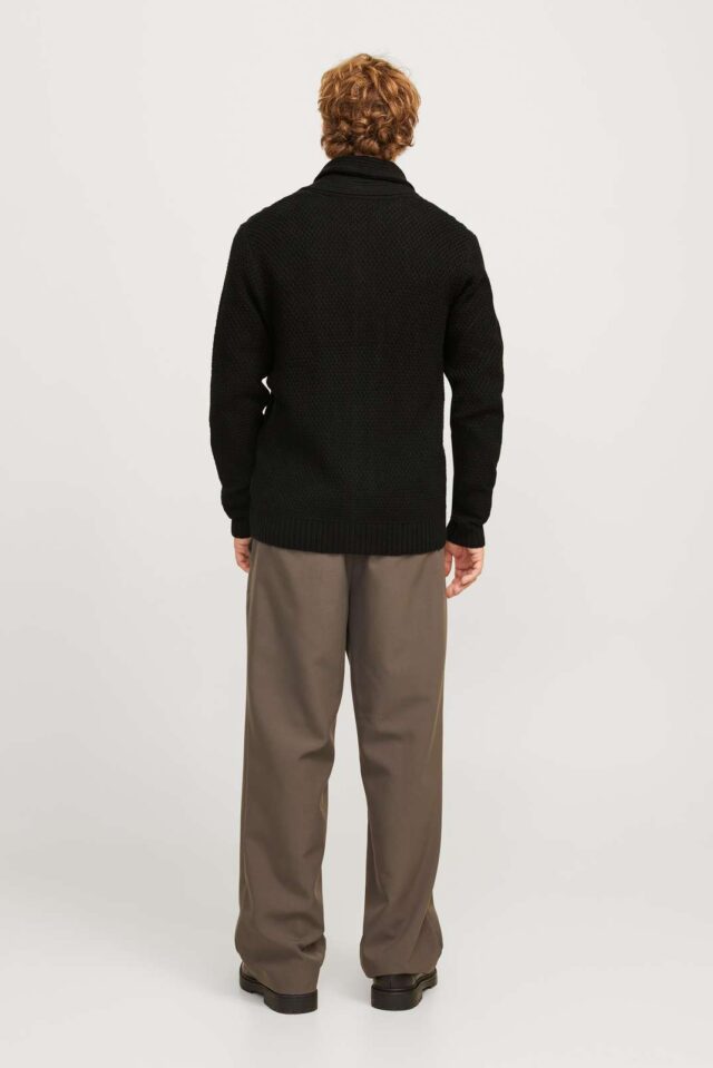 JJCRAIG KNIT SHAWL NECK AW24