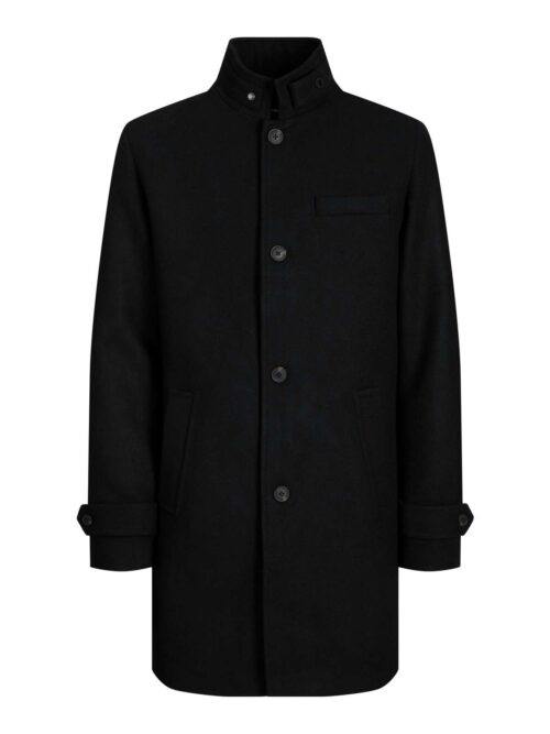 JJEMELTON WOOL BLEND COAT SN Black