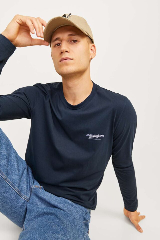 JJALVIS TEE LS CREW NECK