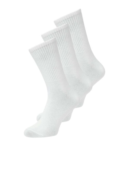 JACCHARLES TENNIS SOCK 3 PACK NOOS White